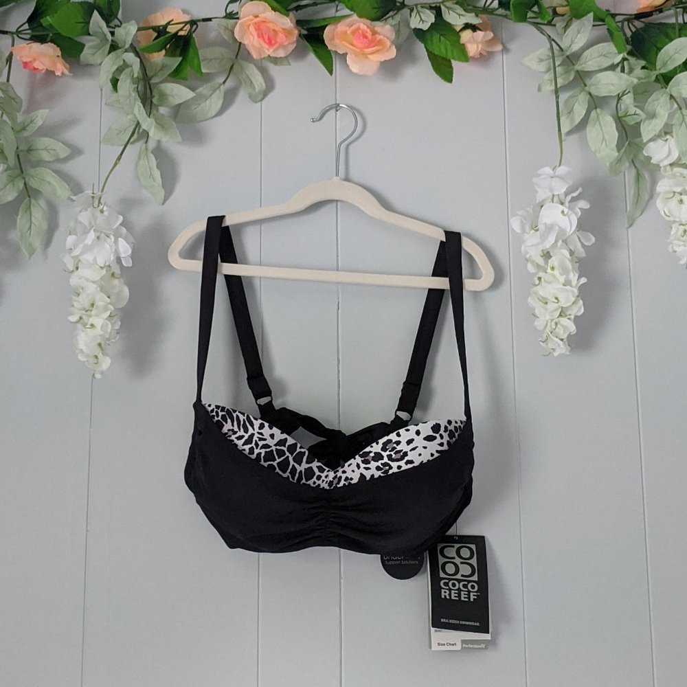NEW | Coco Reef | Leopard Bikini Top | 32/34D